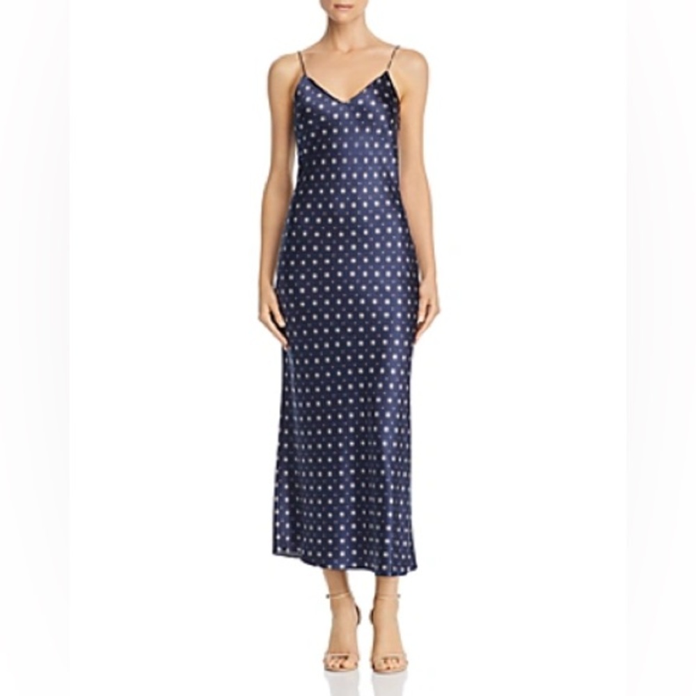 Anine Bing Rosemary Tie Print slip dress